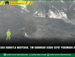 Cegah Karhutla Menyebar Tim Gabungan Gerak Cepat Padamkan Api