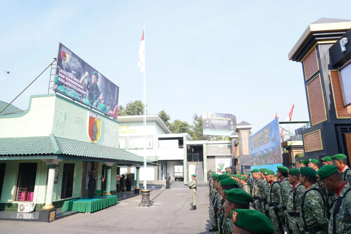 Kodim 0808/Blitar Gelar Upacara HUT Ke 81 TNI, Tegaskan Komitmen Kawal Kedaulatan Bersama Rakyat