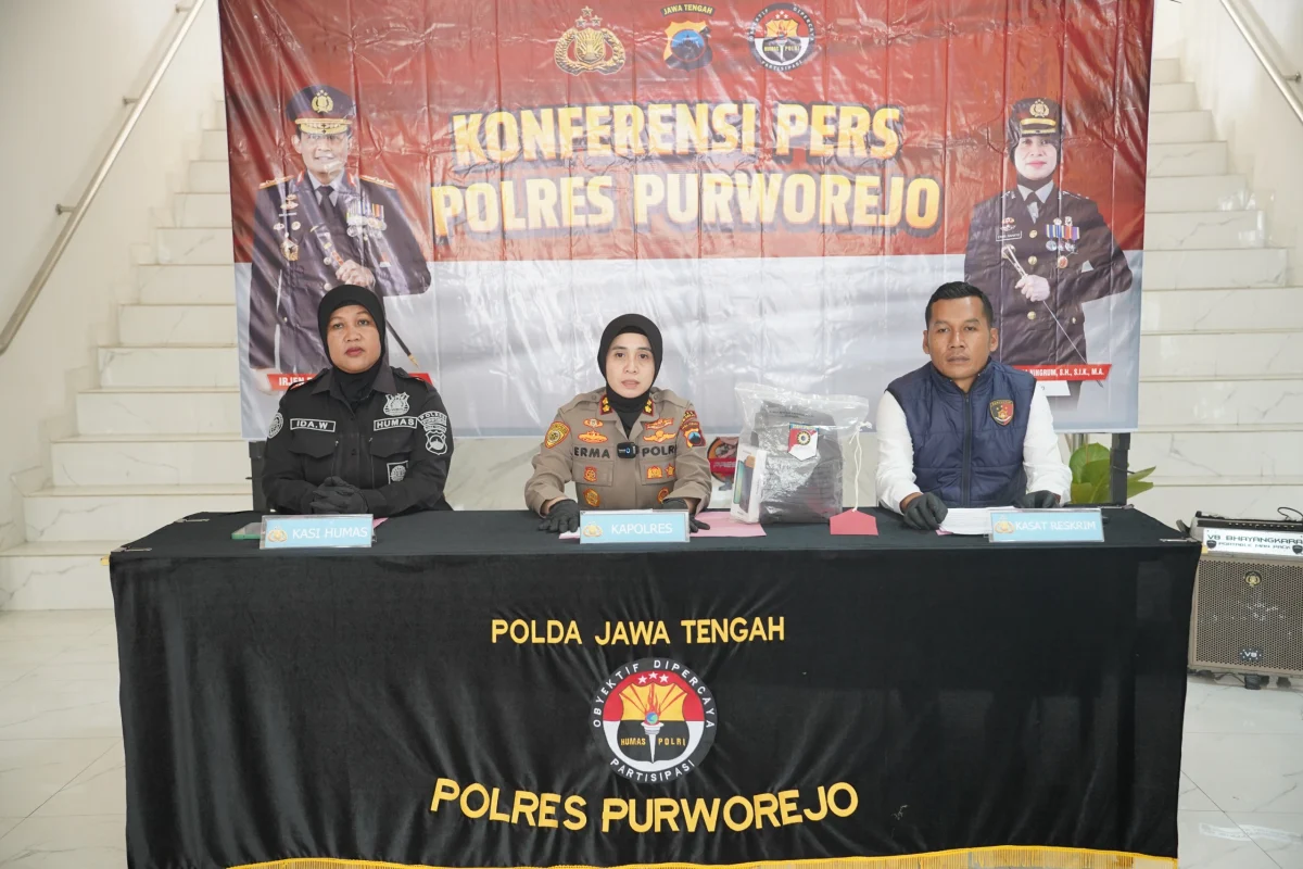 Beraksi di Sejumlah Titik Ibadah dan Sekolah, Pelaku Pencurian Antar-Provinsi Dibekuk Polres Purworejo