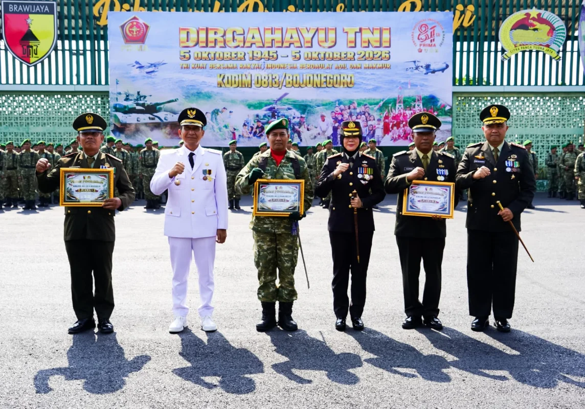 Dandim 0813 Bojonegoro Pimpin Upacara HUT ke- 81 TNI