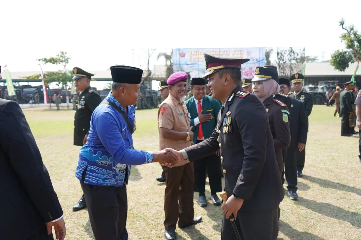 HUT ke-81 TNI, Kapolres Kediri Sebut Sinergi Jadi Kekuatan “Jogo Kediri