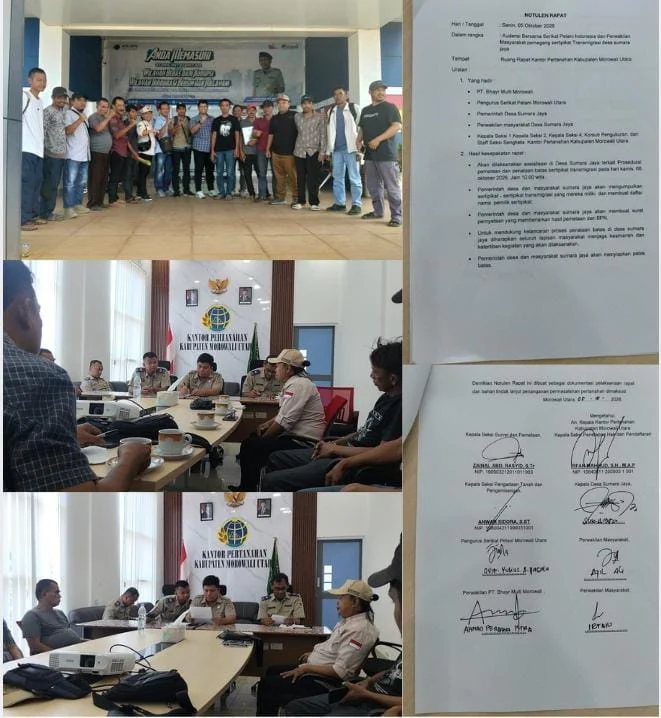 Sengketa Lahan PT BMM dan Warga Sumara Jaya, BPN Morut Siapkan Langkah Turlap