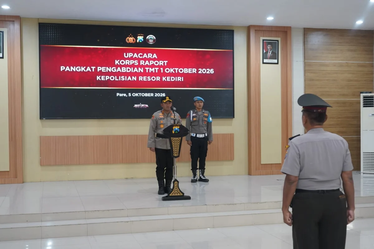 35 Tahun Mengabdi, Aiptu Edy Raih Pangkat Pengabdian Jadi Ipda