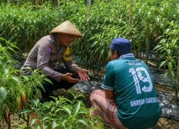 Polres Kediri Dorong Ragam Komoditas Pertanian untuk Perkuat Ketahanan Pangan