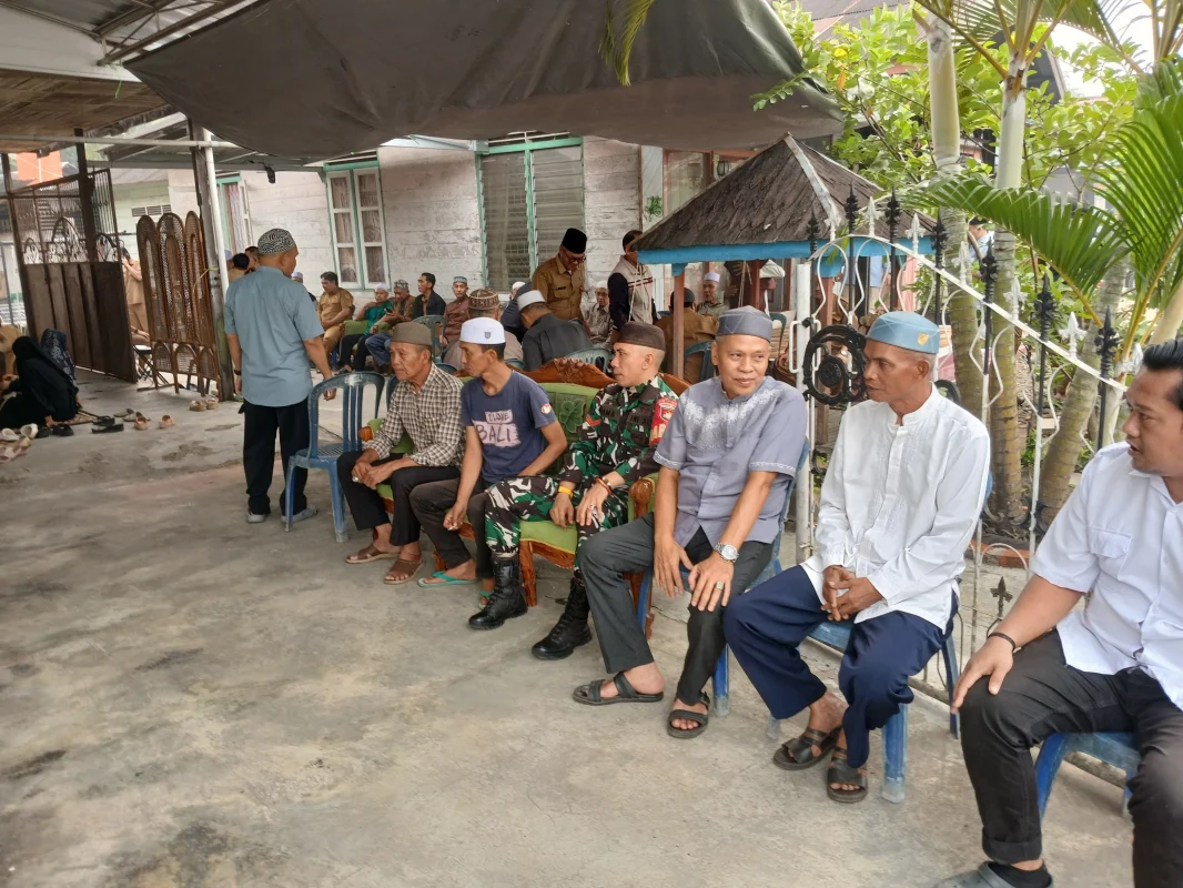 Babinsa Koramil 1002-01/BAS Hadir dalam Duka, Pererat Silaturahmi dengan Warga Binaan