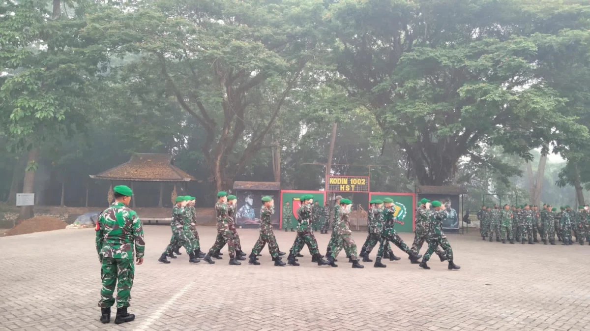 Latihan PBB Jadi Upaya Kodim 1002/HST Tingkatkan Profesionalisme Prajurit