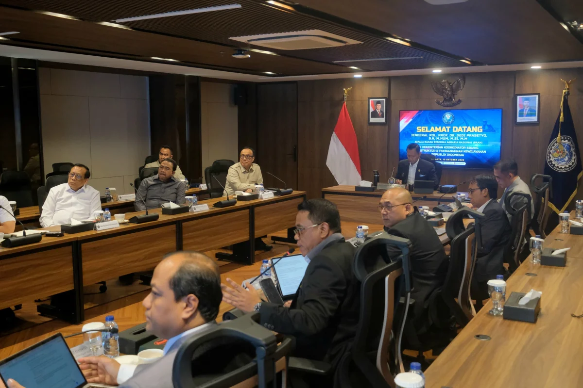 Menko Infrastruktur dan Kepala BRAN Perkuat Sinergi, Dorong Tanah Lebih Produktif bagi Rakyat