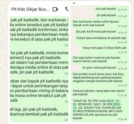 Anggaran Revitalisasi Rp2,46 Miliar Dipertanyakan, Kepsek dan Plt Kadisdik Aceh Timur Disorot