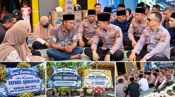 Duka Korban Karhutla Bromo, Kapolres Probolinggo Kota Hadir Berikan Dukungan