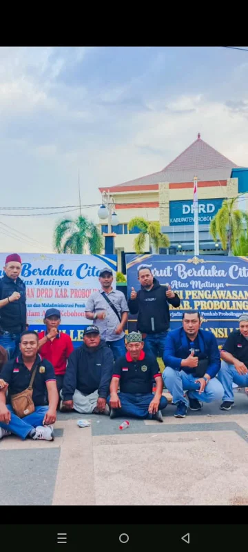Aksi Tahlil Aliansi LEGAM Guncang DPRD Probolinggo, Pengawasan Anggaran Dipertanyakan