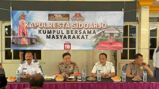 Kapolresta Sidoarjo Gelar Silaturahmi Kamtibmas, Perkuat Sinergi dan Semangat Polisi Bersama Masyarakat