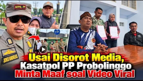 Usai Disorot Patrolihukum.net, Kasatpol PP Probolinggo Minta Maaf soal Video Viral