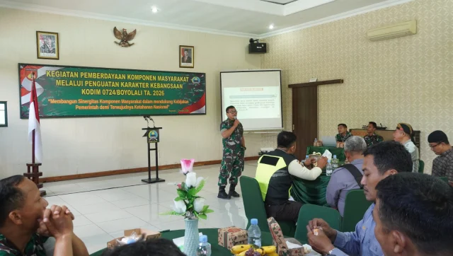 Perkuat Persatuan dan Karakter Kebangsaan, Kodim 0724/Boyolali Rangkul Seluruh Elemen Masyarakat