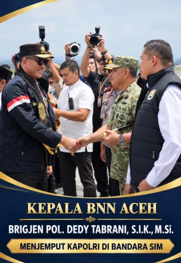 Pangdam Iskandar Muda Sambut Kedatangan Kapolri di Aceh