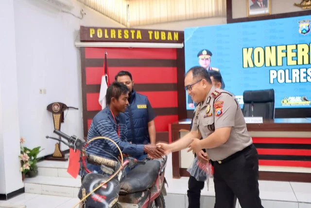 Curanmor Dini Hari di Widang Terungkap, Motor Korban Kembali ke Tangan Pemilik