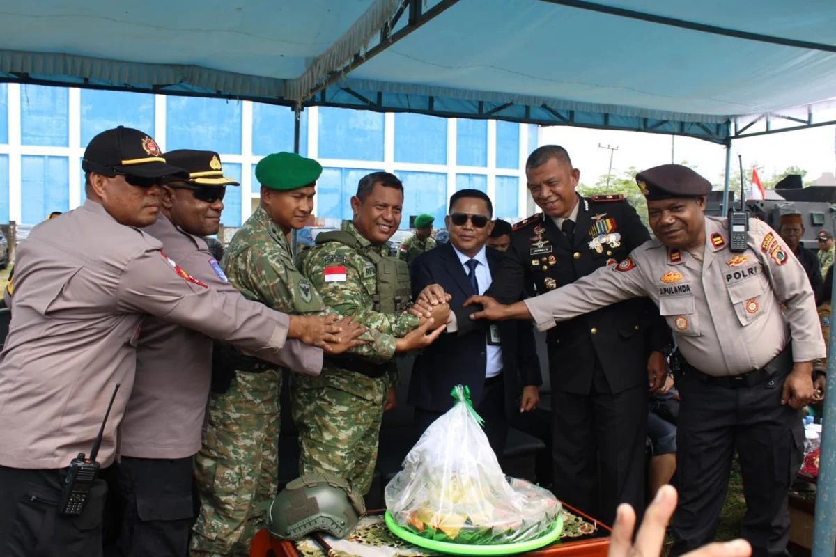 Upacara HUT TNI ke-81 di Yahukimo Berjalan Khidmat di Lapangan Abyu