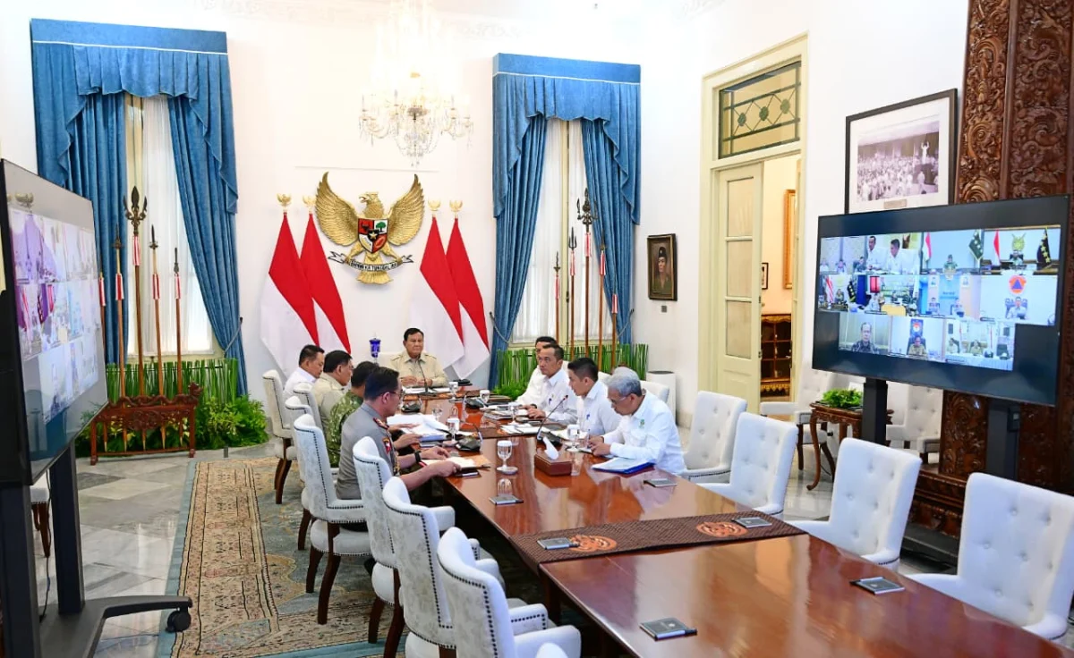 Panglima TNI Hadiri Ratas Penanganan Karhutla, Pemerintah Perkuat Upaya Pemadaman