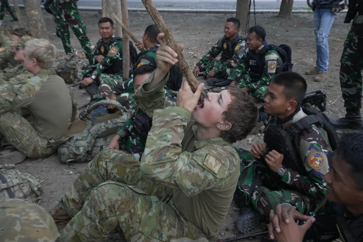 TNI–ADF Asah Kemampuan Bertahan Hidup di Alam Liar dalam Latgabma Keris Woomera 2026