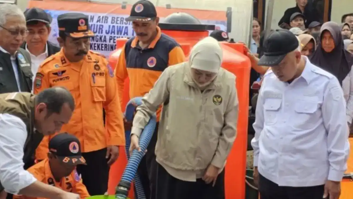 Sebanyak 25 Daerah di Jawa Timur Mengajukan Bantuan Air Bersih Saat Kemarau