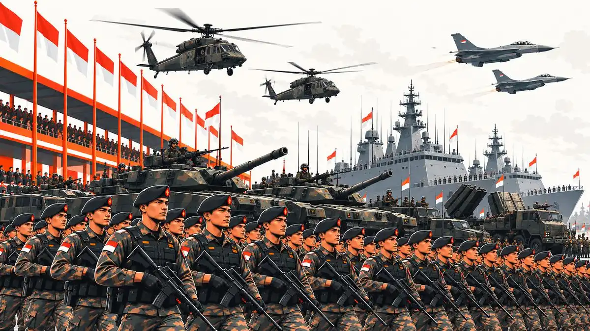 Peresmian 204 Satuan Baru TNI dalam Peringatan HUT Ke-81