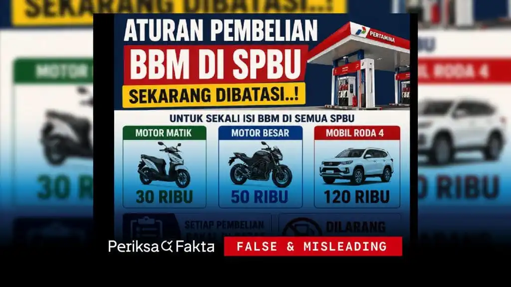 Belum Ada Aturan Seragam Pertamina untuk Membatasi Pembelian BBM Subsidi