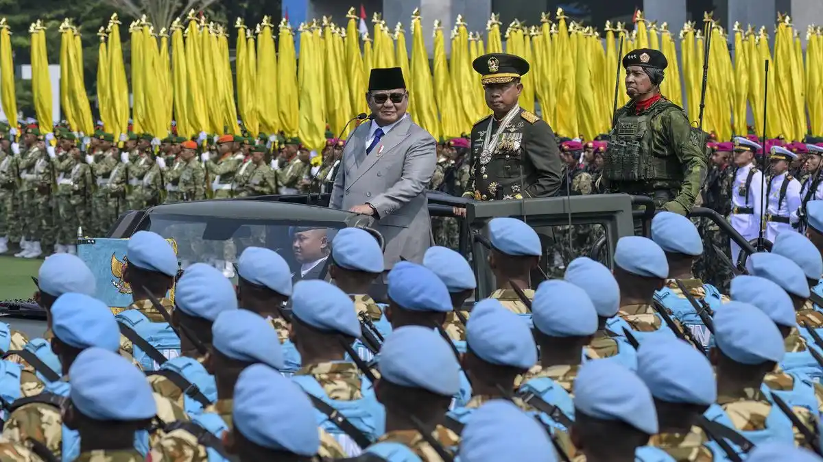 Prabowo Resmikan 204 Satuan Baru dalam Peringatan HUT ke-81 TNI di Jakarta Timur