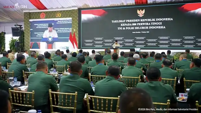 Arahan Prabowo kepada 800 Perwira TNI-Polri: Rekrutmen, Teknologi, dan Tantangan Keamanan