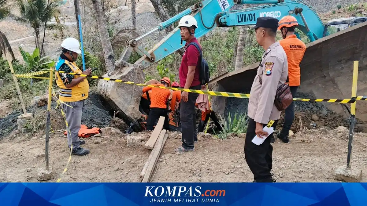 Pekerja Proyek Bendungan Bagong Meninggal Setelah Dump Truck Masuk Parit