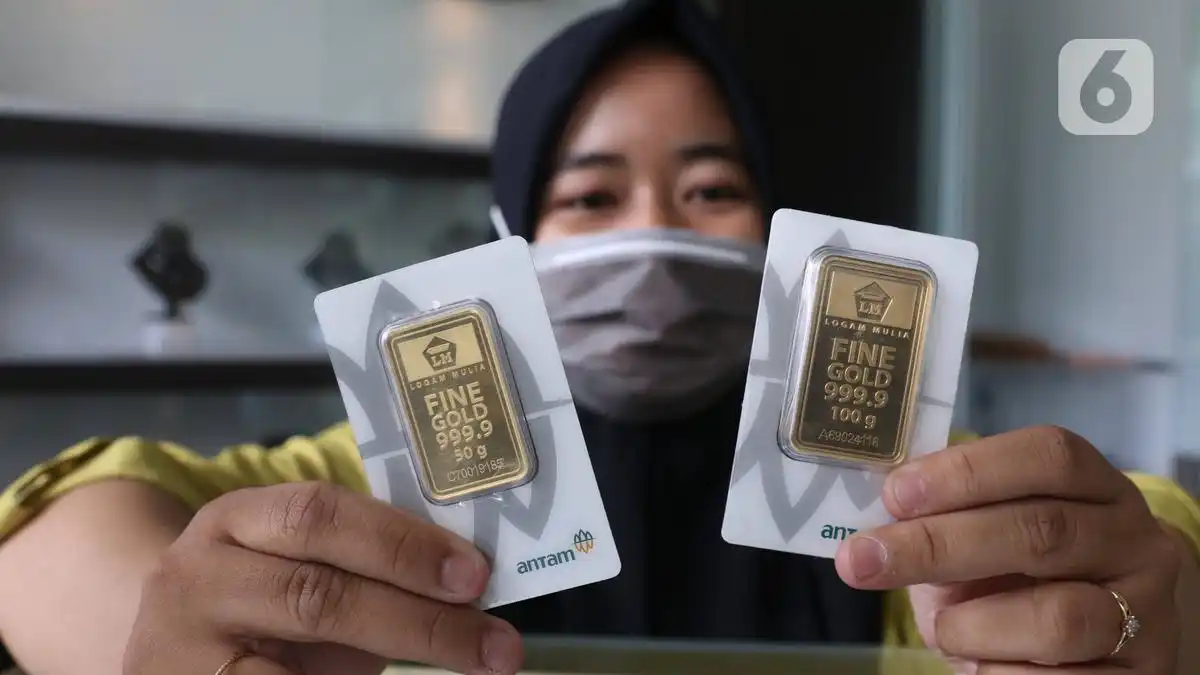 Harga Emas Pegadaian Turun Serentak, Antam Tertinggi pada 13 Oktober 2026