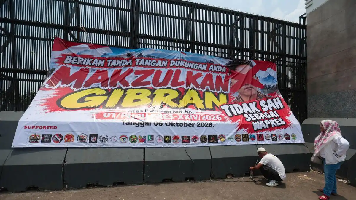 Aksi KNPRI di Depan DPR Soroti Tuntutan Pemakzulan Gibran