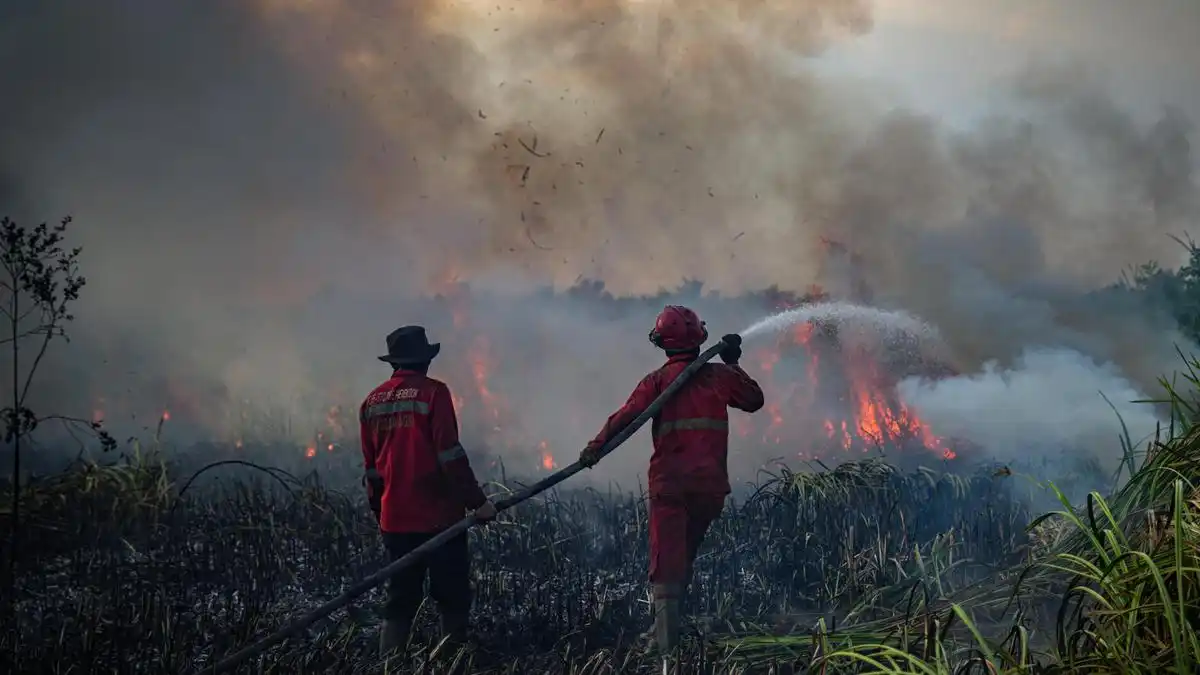 Sumsel Kaji Penyemaian Karbon Dioksida Padat untuk Mengurai Kabut Asap