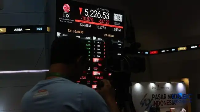 IHSG Terkoreksi Tajam di Awal Pekan, Tekanan MSCI dan Sentimen Global Membayangi