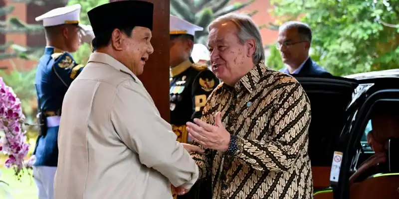 Guterres Berpamitan kepada Prabowo Menjelang Akhir Masa Tugas di PBB