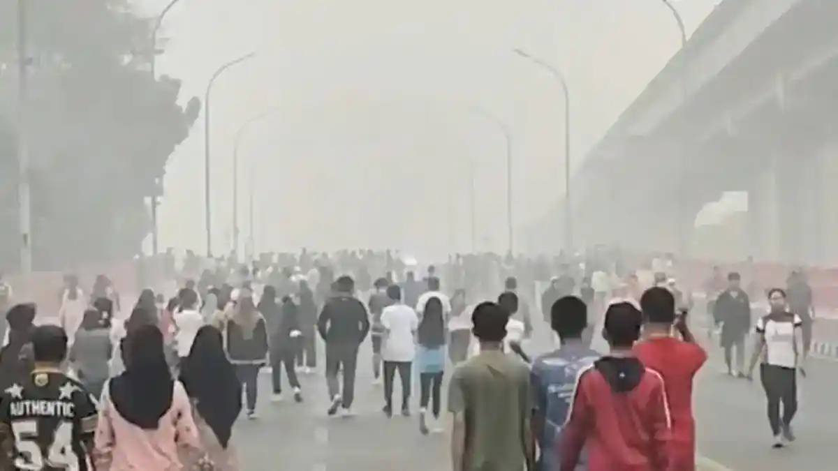 Sebaran 1.111 Titik Panas di Sumsel, Asap Memburuk di Palembang