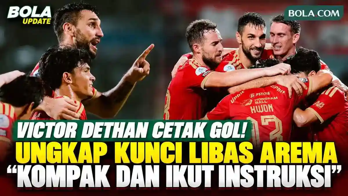 Victor Dethan Soroti Kekompakan Persija Usai Taklukkan Arema FC 5-1
