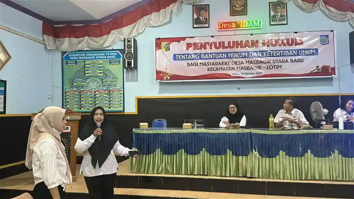 Penyuluhan Hukum di Masbagik Utara Baru Dorong Akses Bantuan bagi Warga