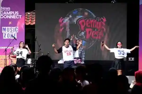 The Lantis Ramaikan Musiczone UPN Veteran Jakarta lewat Lagu “Lampu Merah”