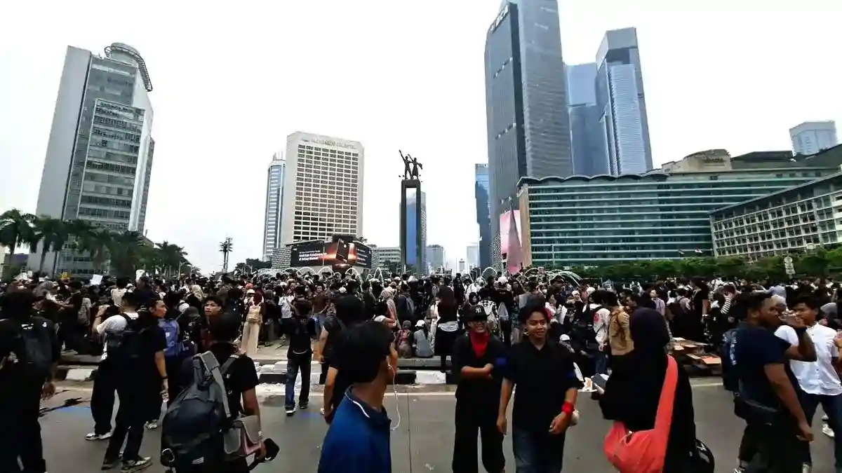 Aksi di Bundaran HI Soroti Karhutla dan Tanggung Jawab Pemerintah