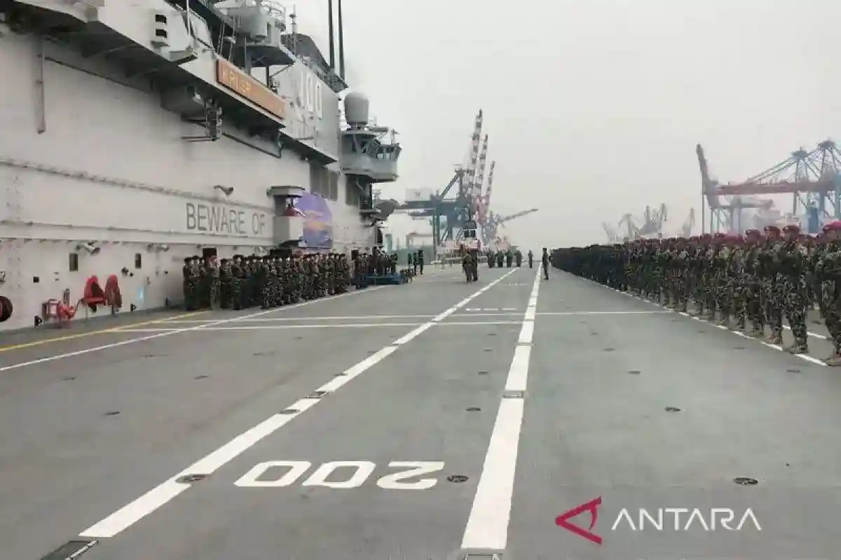 Upacara di KRI Sriwijaya-100, TNI AL Tekankan Persatuan dan Nasionalisme