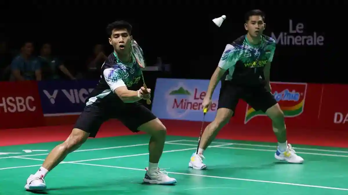 Raymond Indra dan Nikolaus Joaquin Terhenti di Babak 16 Besar Hylo Open 2026