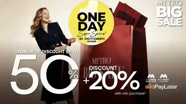 Metro Big Sale 31 Oktober: Rincian Diskon dan Ragam Produk yang Ditawarkan