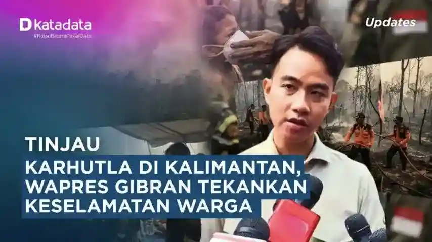 Gibran Tinjau Penanganan Karhutla di Kalimantan, Keselamatan Warga Jadi Perhatian