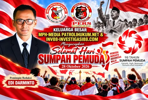 Keluarga Besar MPH dan INV88 Ucapkan Selamat Hari Sumpah Pemuda 28 Oktober 2026