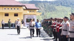 Kodim 1714/Puncak Jaya Turun Hadir Bersama Apel Gelar Pasukan TNI/Polri, Satgas dan Apintel Pada Operasi Ketupat Noken 2026